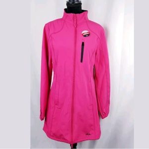 Fila  Venture Long Bonded Jacket Coat  Pink sz L